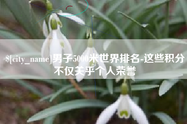 瑞安男子5000米世界排名-这些积分不仅关乎个人荣誉