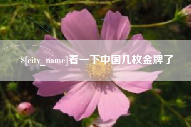 瑞安看一下中国几枚金牌了