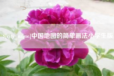 瑞安中国地图的简单画法小学生版