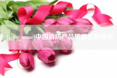 瑞安中国消防产品质量信息查询