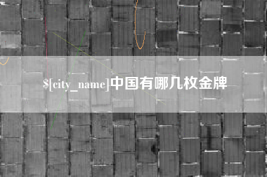 瑞安中国有哪几枚金牌