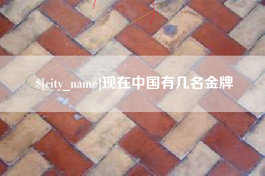 瑞安现在中国有几名金牌