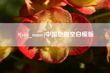 瑞安中国地图空白模版