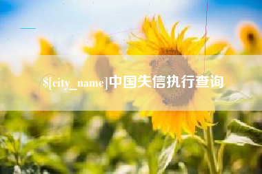 瑞安中国失信执行查询