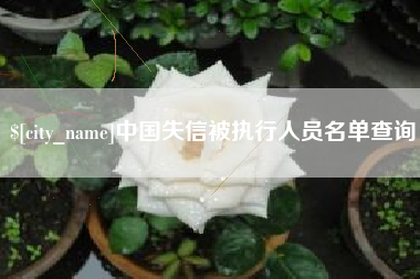 瑞安中国失信被执行人员名单查询