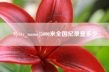 瑞安5000米全国纪录是多少