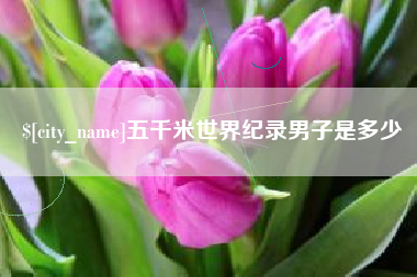 瑞安五千米世界纪录男子是多少