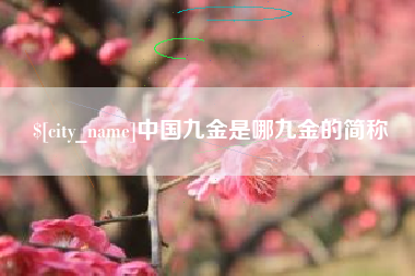 瑞安中国九金是哪九金的简称