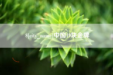 瑞安中国19块金牌