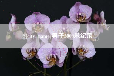 瑞安男子5000米纪录