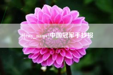瑞安中国冠军手抄报