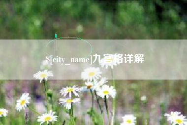 瑞安九宫格详解