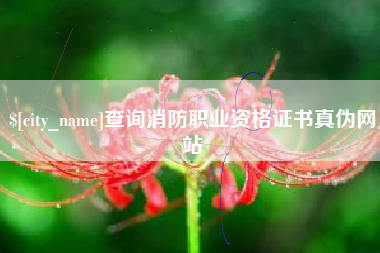 瑞安查询消防职业资格证书真伪网站