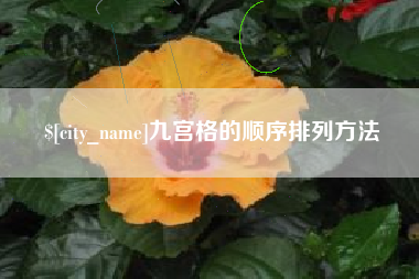 瑞安九宫格的顺序排列方法
