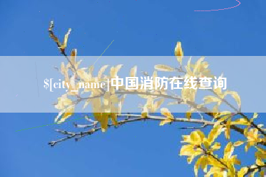 瑞安中国消防在线查询