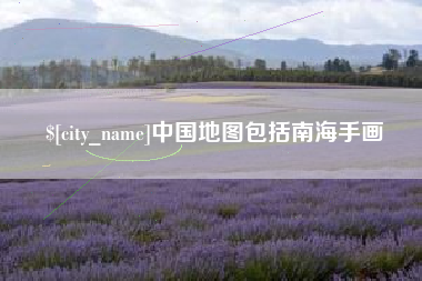 瑞安中国地图包括南海手画
